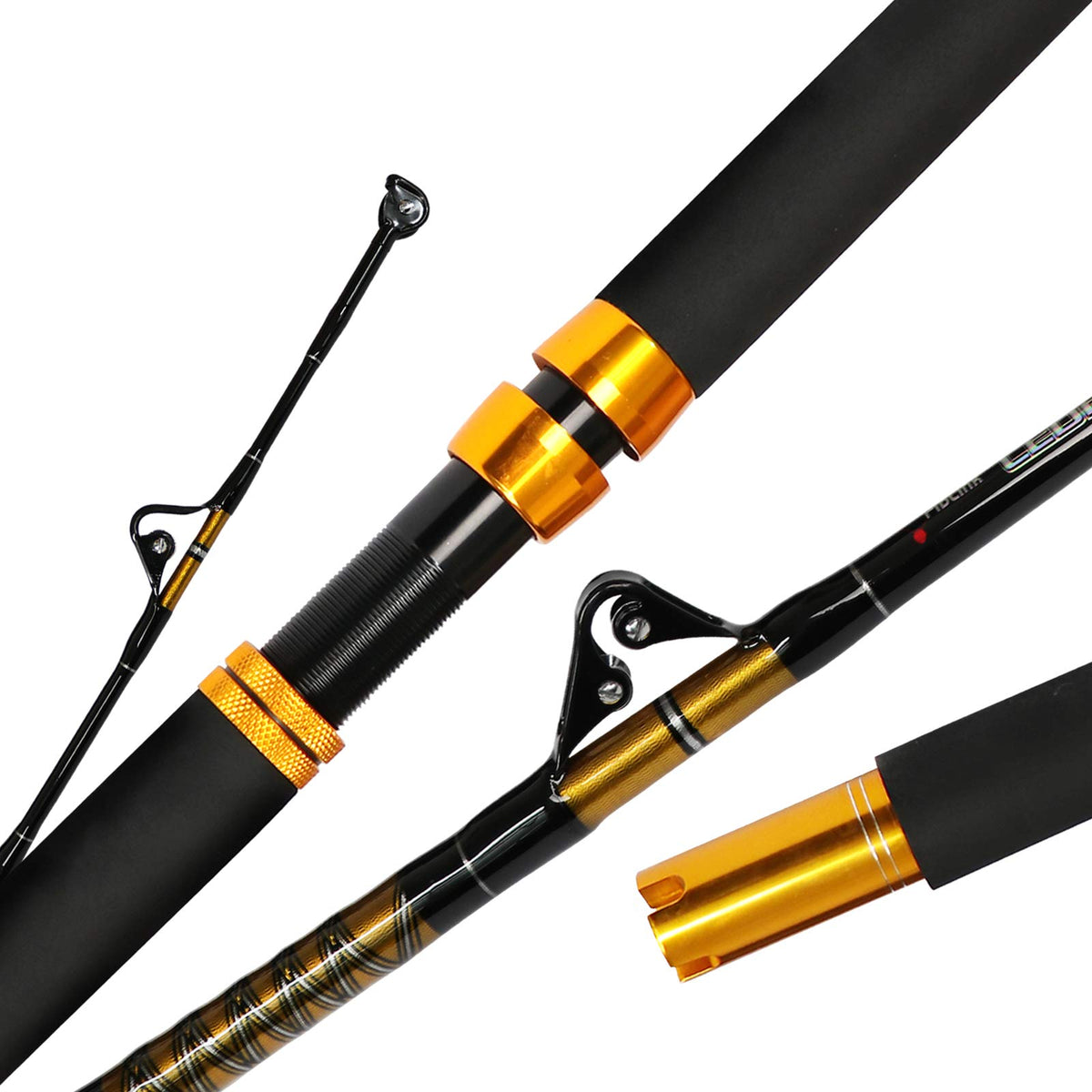 Heavy Trolling Rod Conventional Boat Fishing Pole B5300