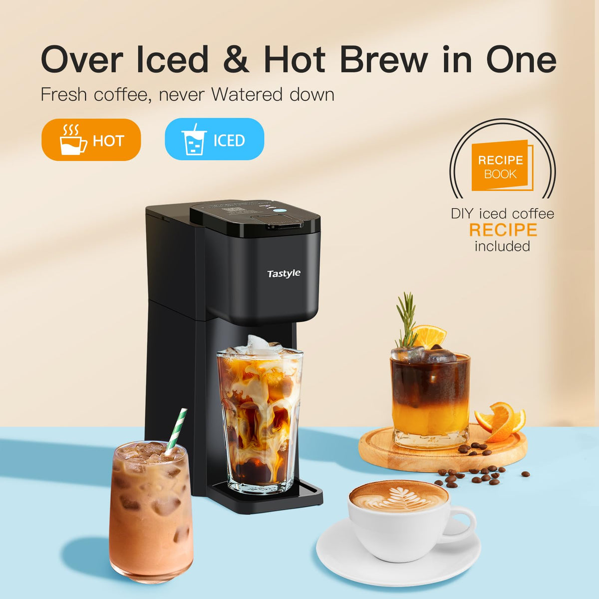 Mini Single Serve Hot and Iced Coffee Maker S62148