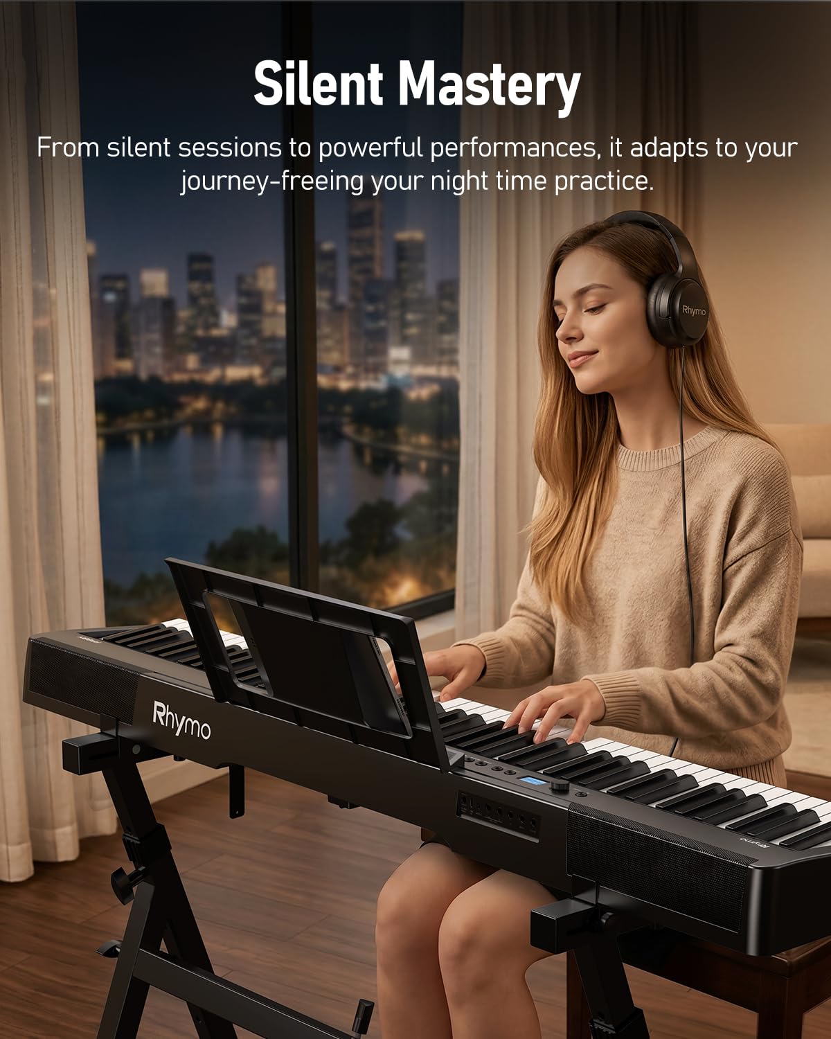 Folding 88-Key Weighted Digital Piano U366419