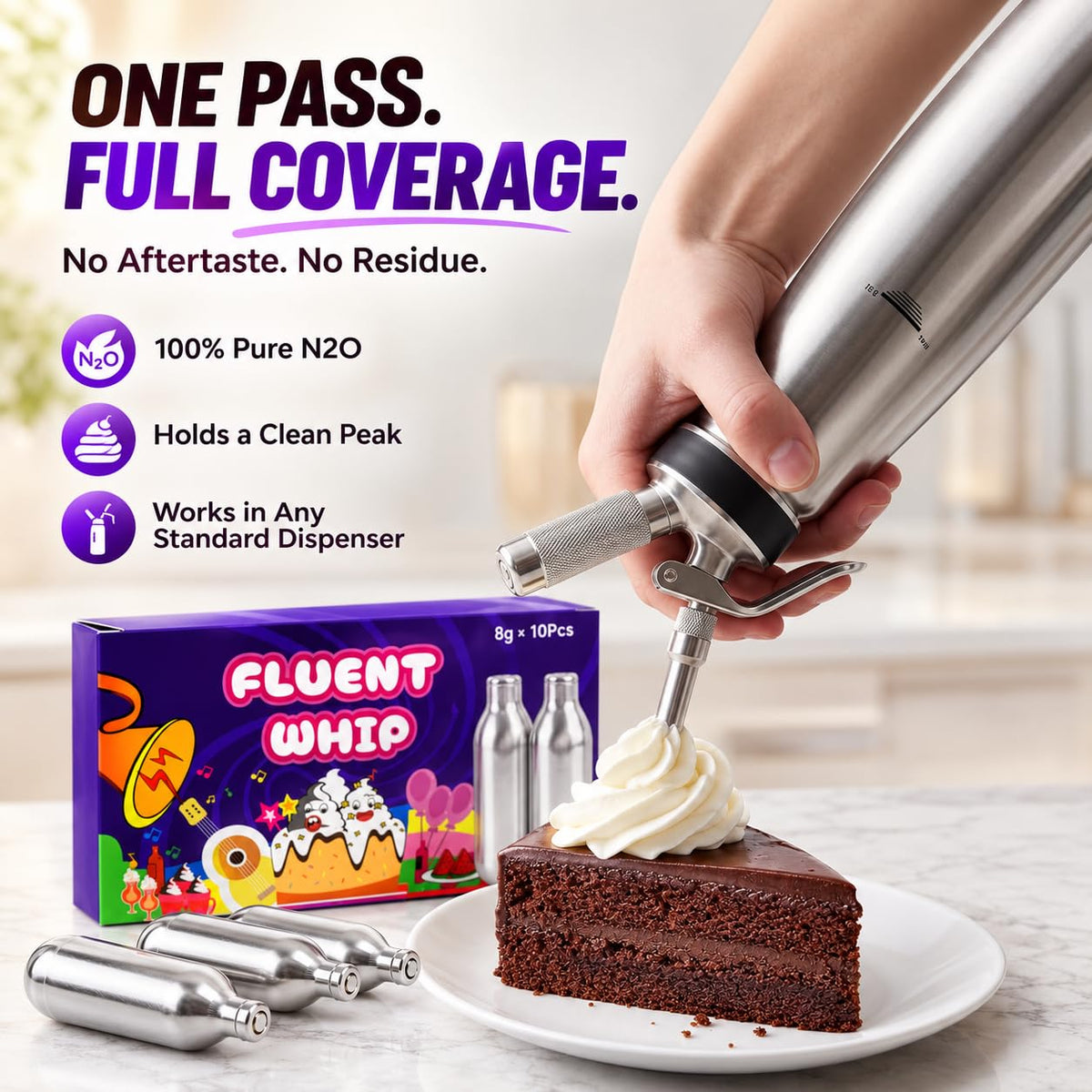 8g 10 Pack Whipped Cream Chargers R723120