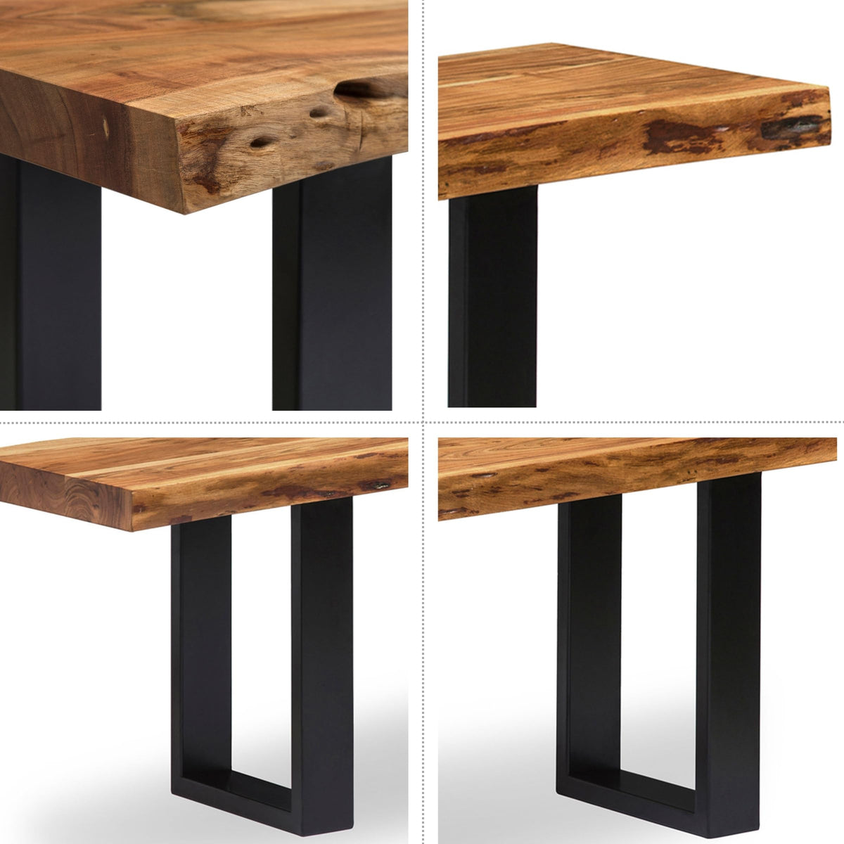 Solid Wood Entryway Bench Q177803