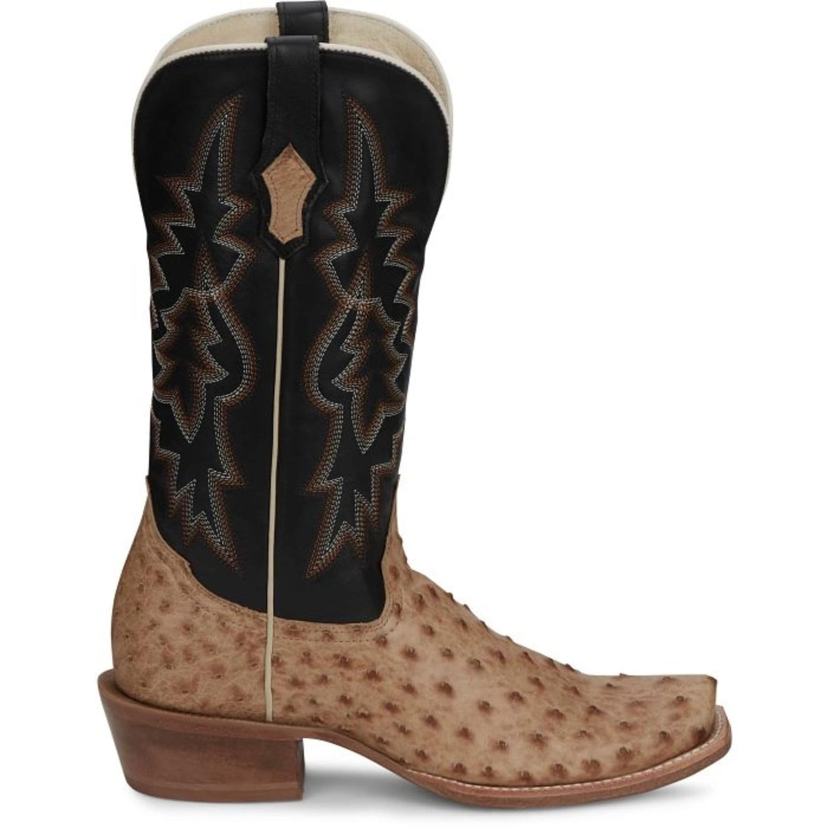 Full Quill Ostrich Leather Western Boots U628090