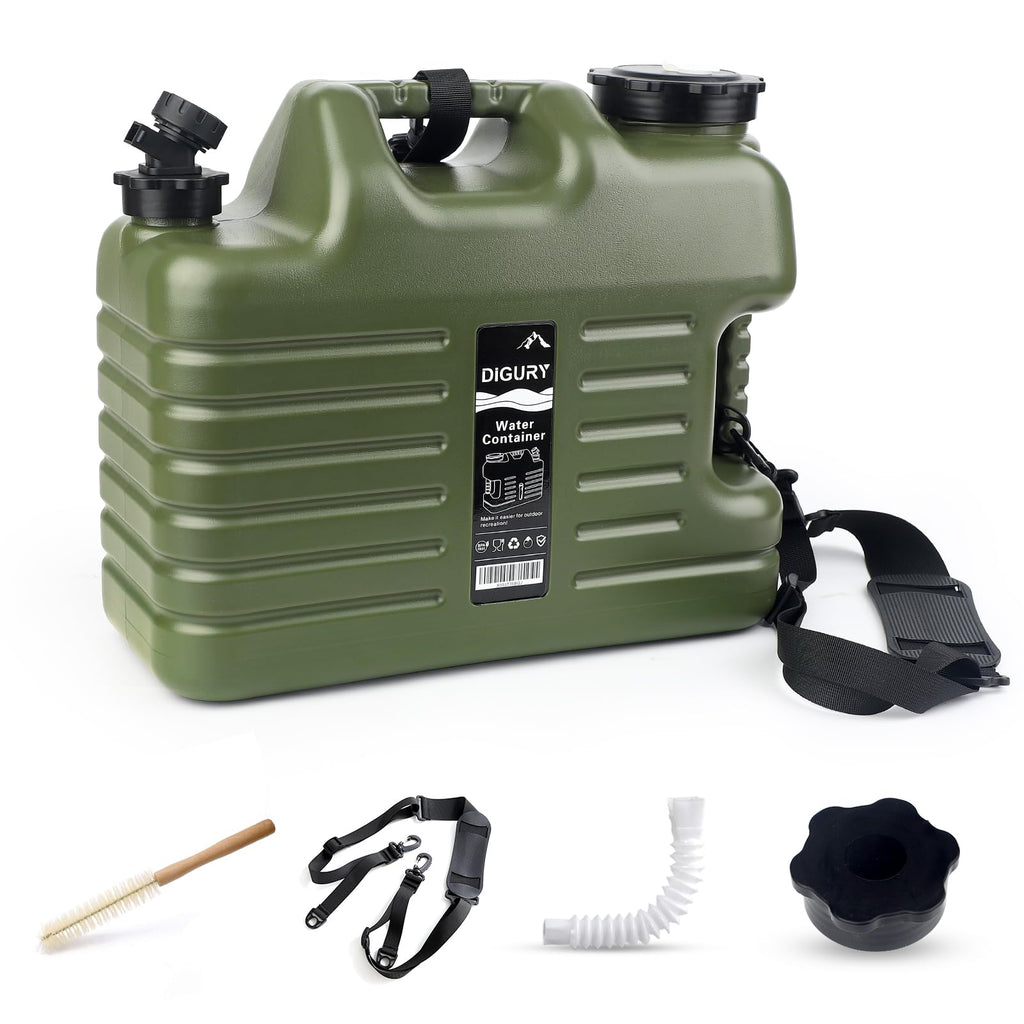 5 Gallon BPA Free Water Jug with Spigot Green N812