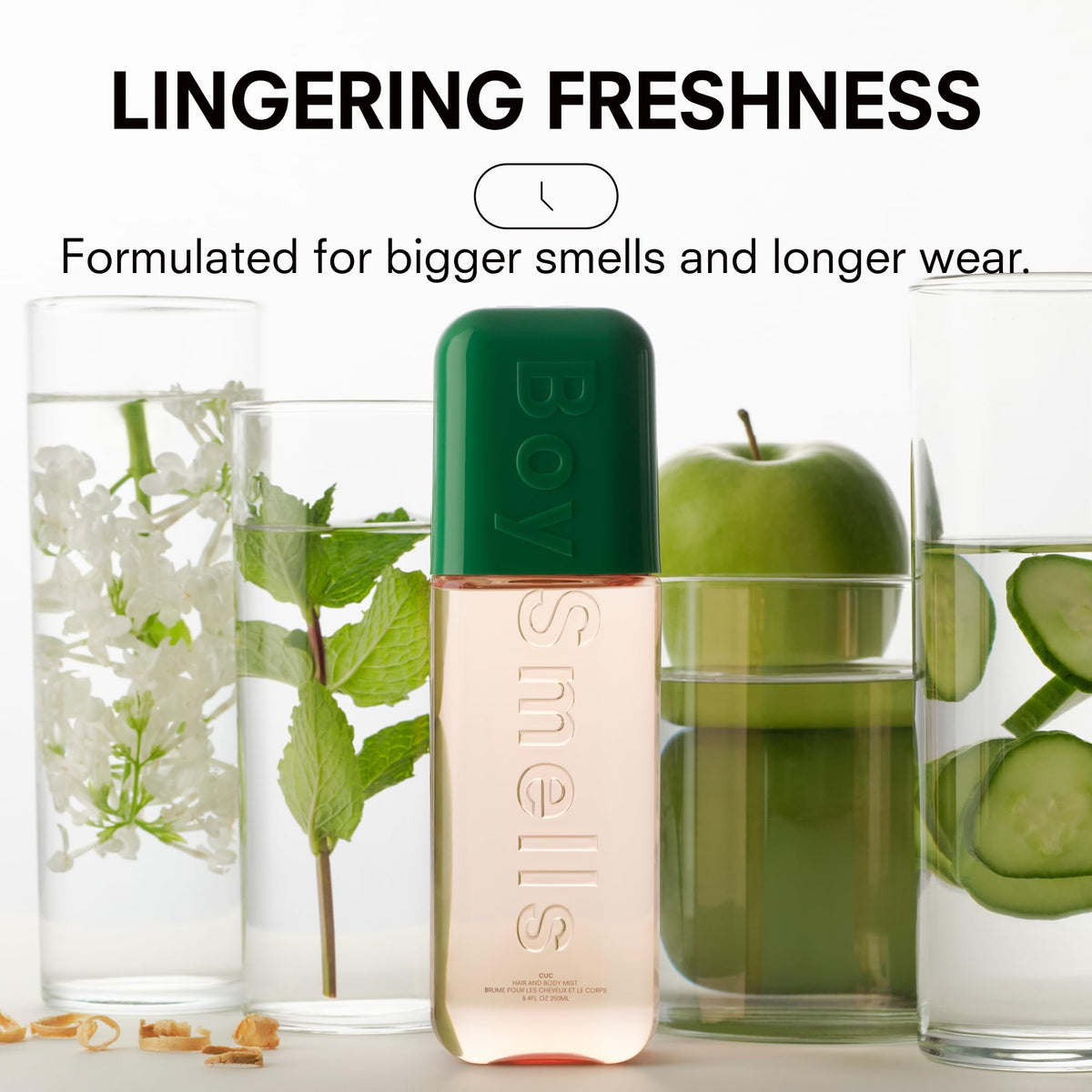 Hair and Body Mist – 8oz – Cucumber, Mint & Soft Musks X404952
