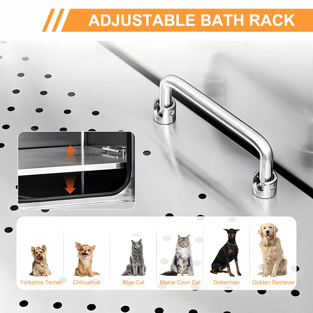 Stainless Steel Dog Grooming Tub X2190