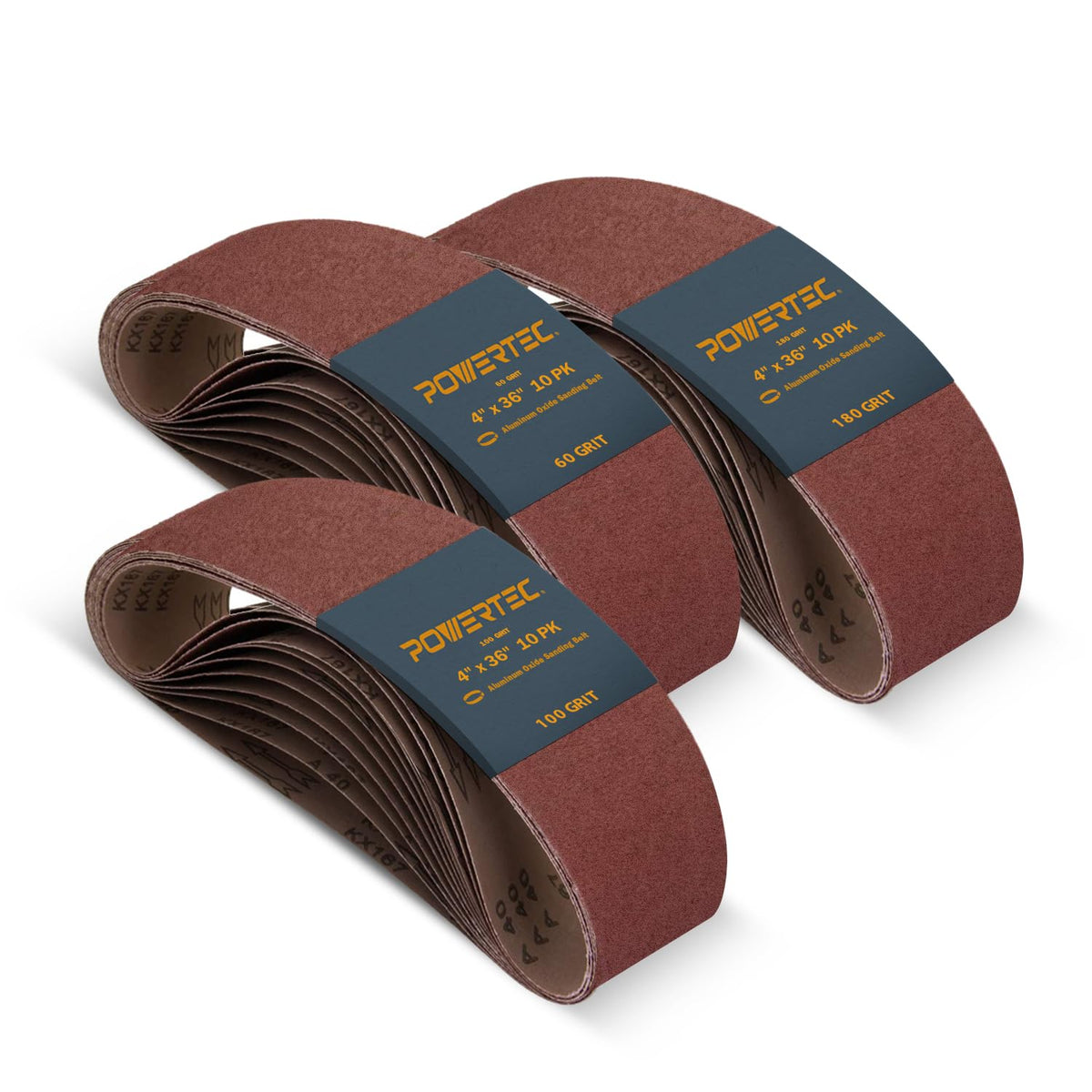 4 x 36 Inch 30pk Aluminum Oxide Sanding Belts T4795