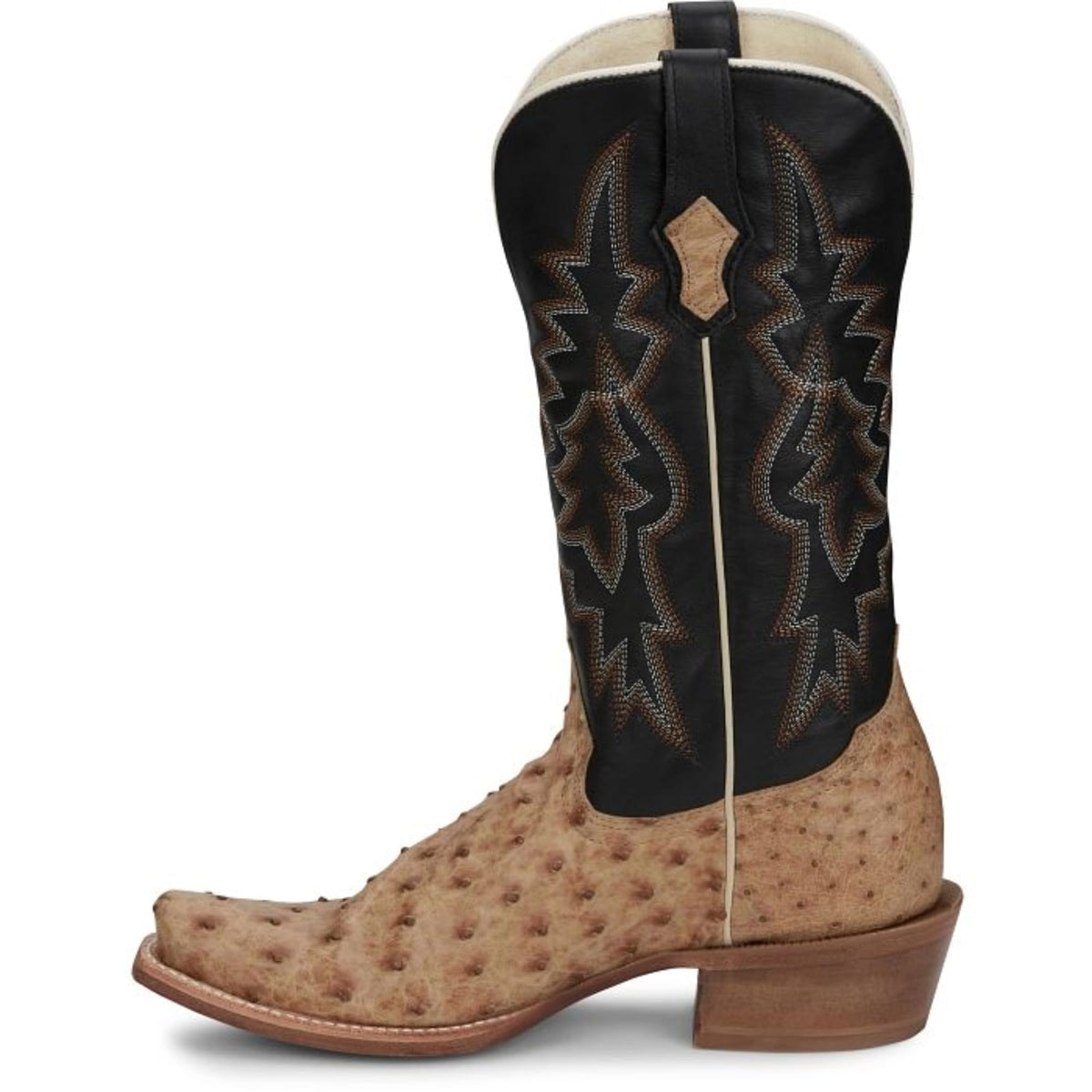 Full Quill Ostrich Leather Western Boots U628090