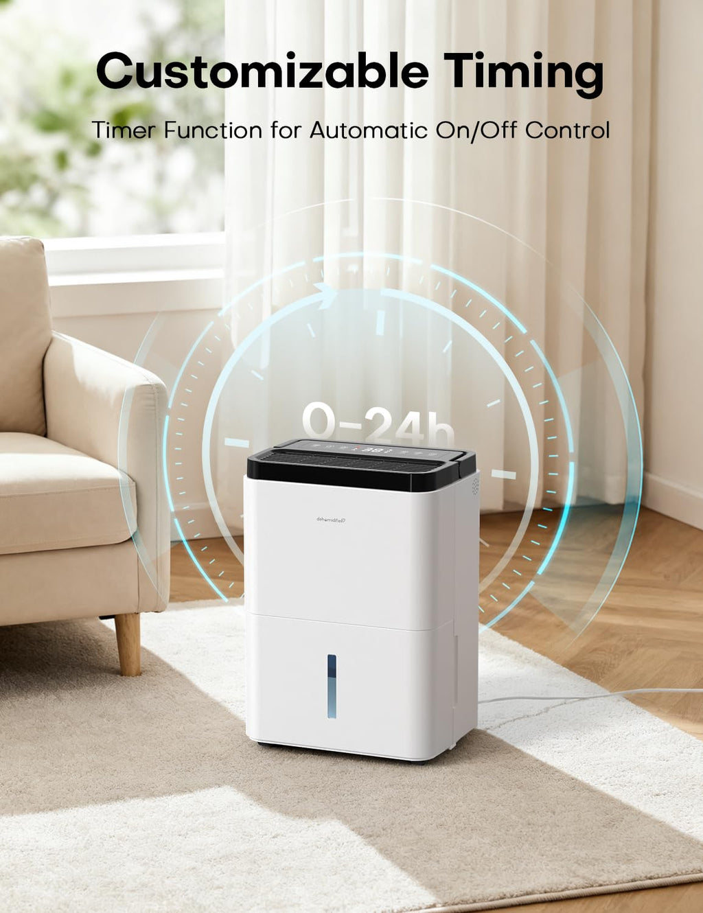 35 Pints Dehumidifier with Drain Hose S210