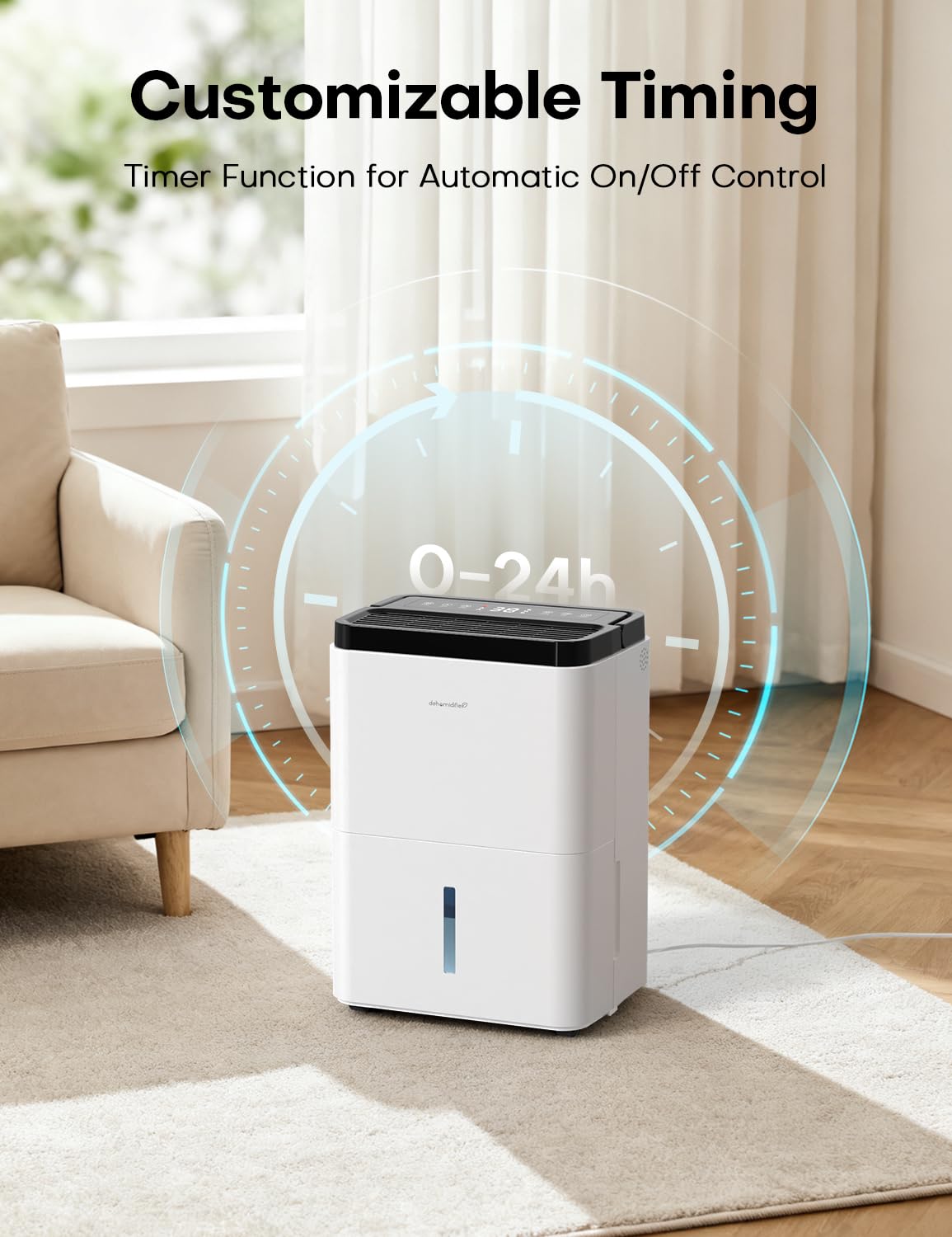 35 Pints Dehumidifier with Drain Hose S210