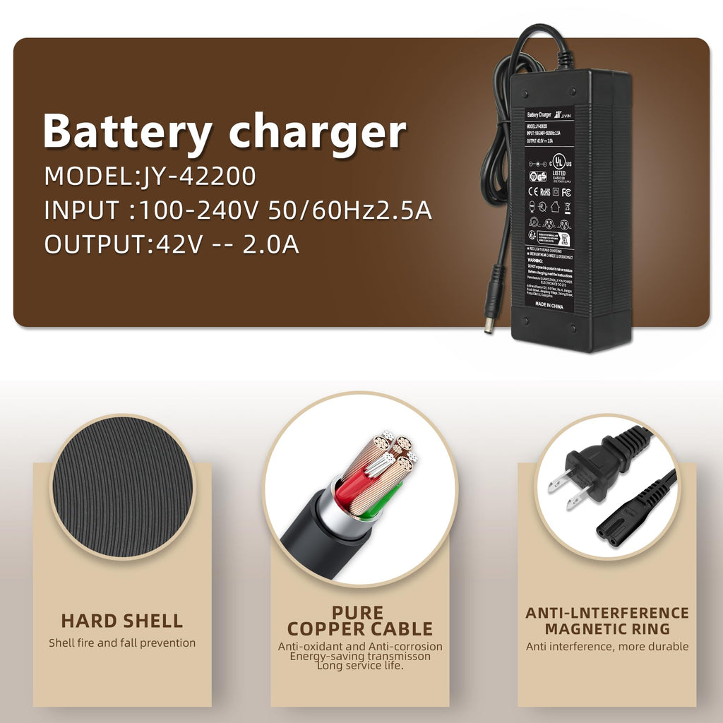 36V-42V 2A Electric Scooter Charger V886