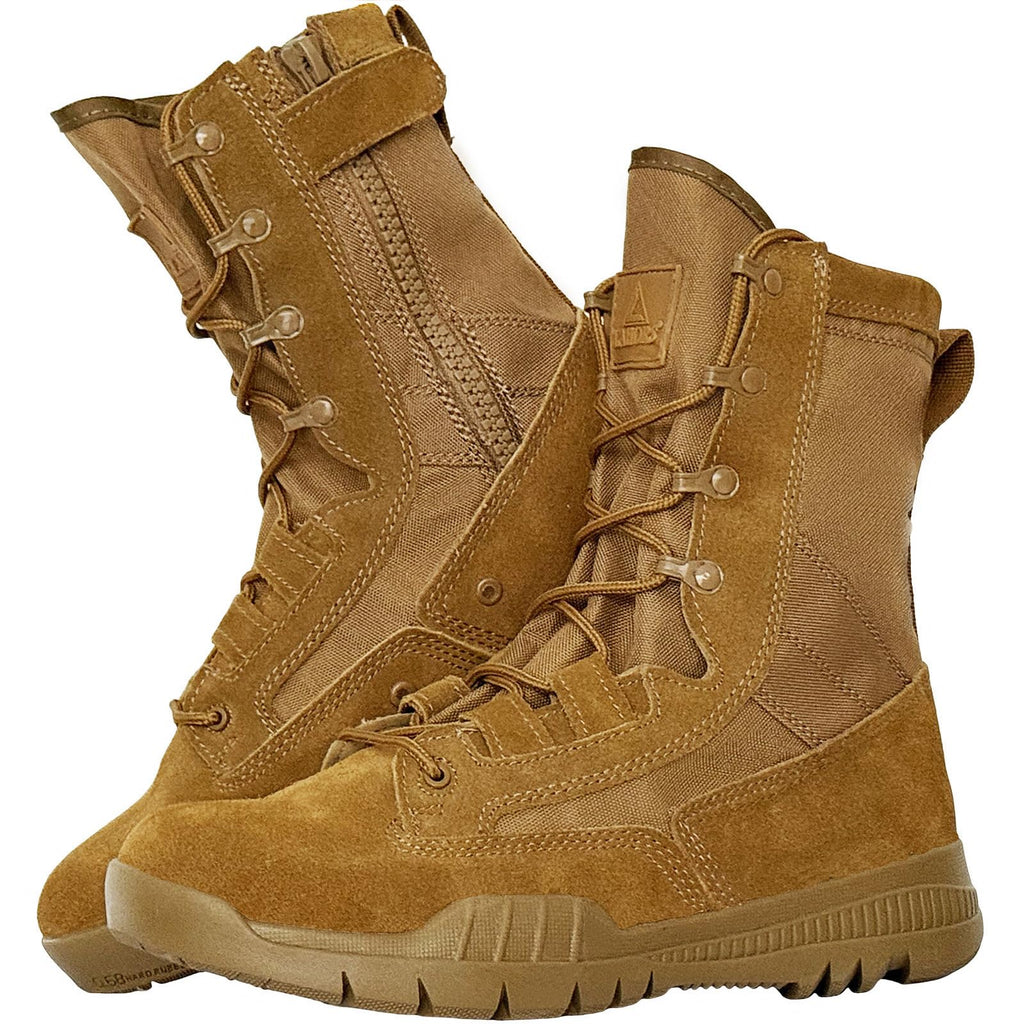 8 Inches Suede Leather Side Zipper Work Boots I864750