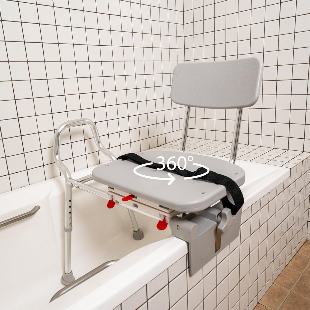 Sliding Tub Transfer Bench with Swivel Seat M951