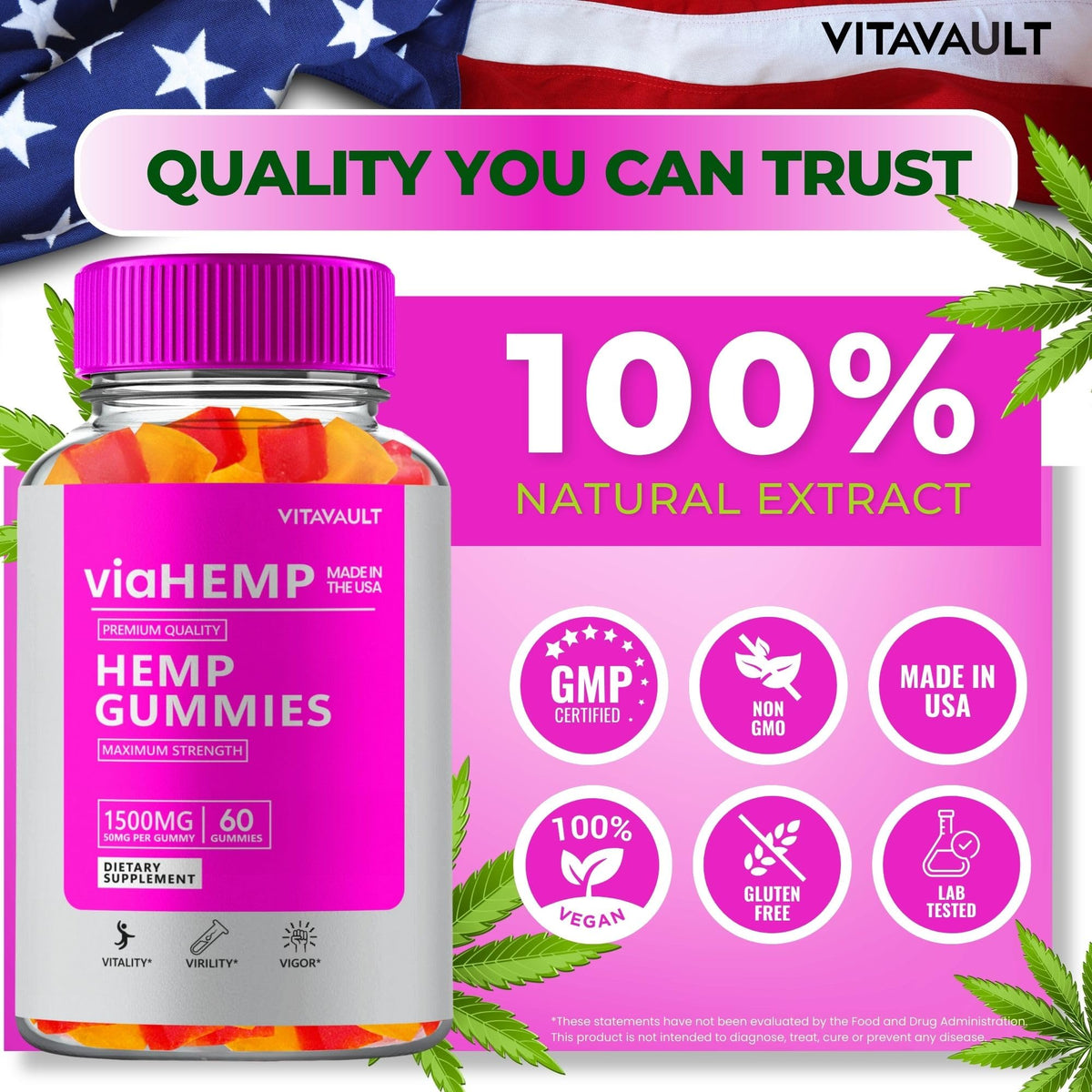 Hemp Gummies 60 Gummies N657534