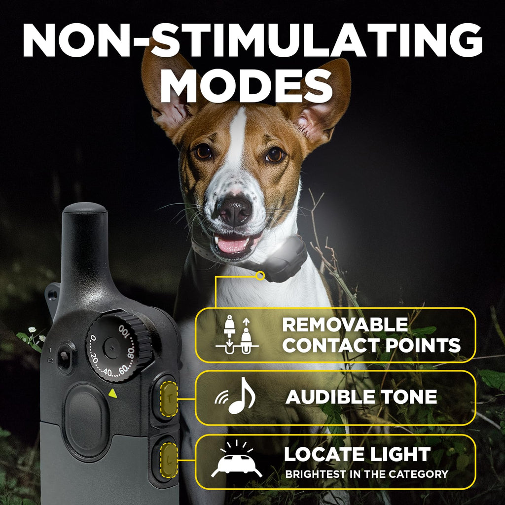 Remote Training E Collar 1/2 Mile IPX9K Waterproof Q143