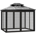 10' x 10' Pop Up Canopy Tent Replacement Mosquito Netting T6901
