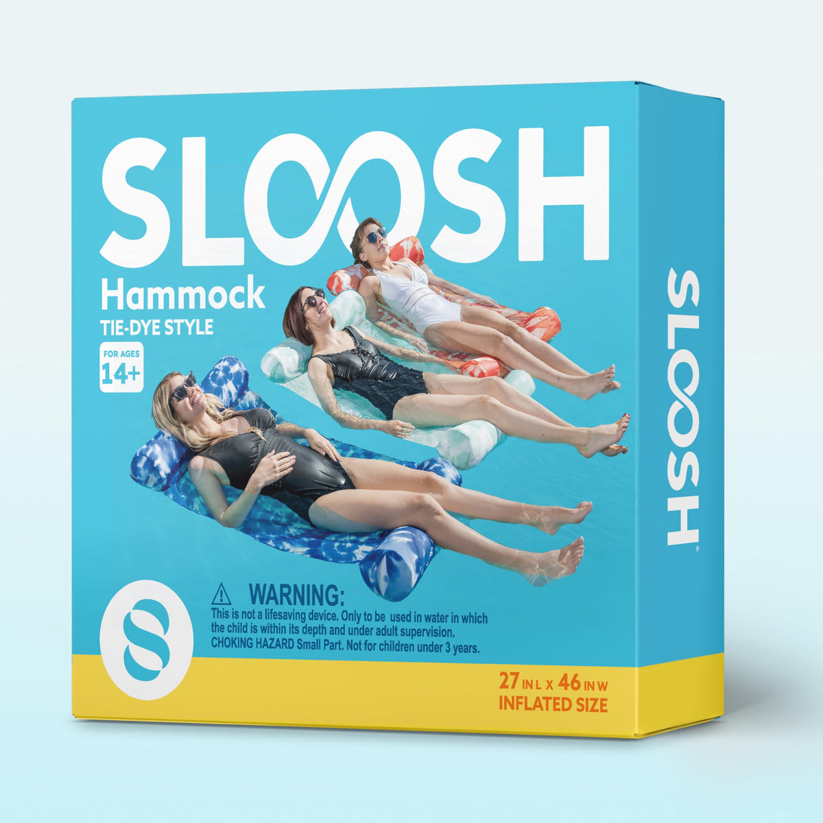 3 Pack 4-in-1 Inflatable Pool Floats Water Hammock Lounges G848940