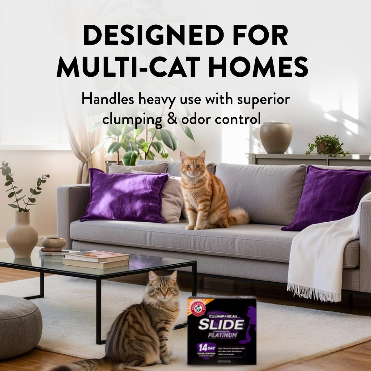 Clumping Cat Litter, 18 lbs Q528274