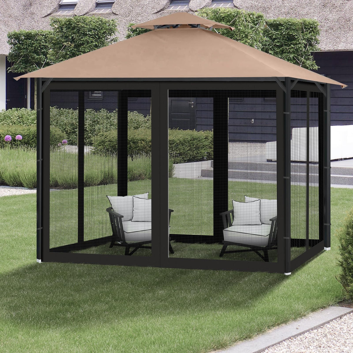 10' x 10' Pop Up Canopy Tent Replacement Mosquito Netting T6901
