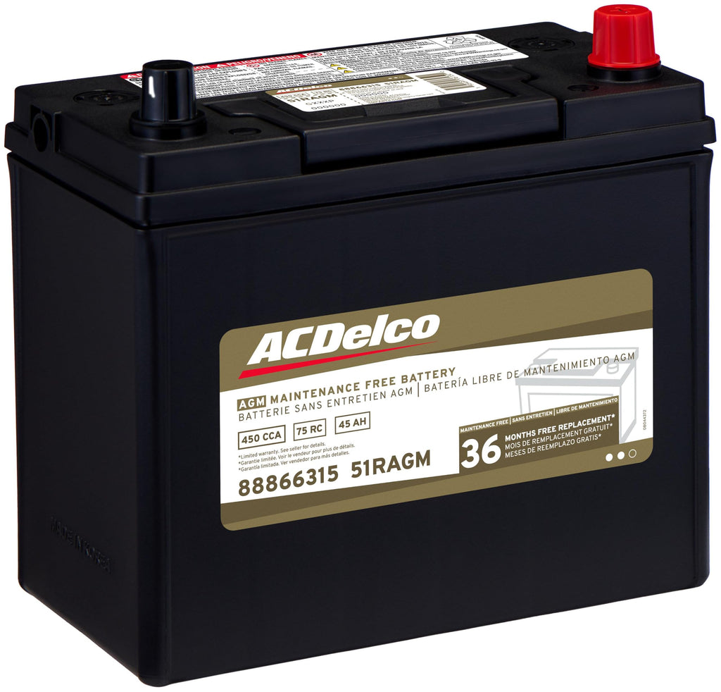 AGM BCI Group 51R Car Battery D259402