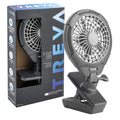 Battery USB Powered Clip on Fan 2-Speed Gray W6067