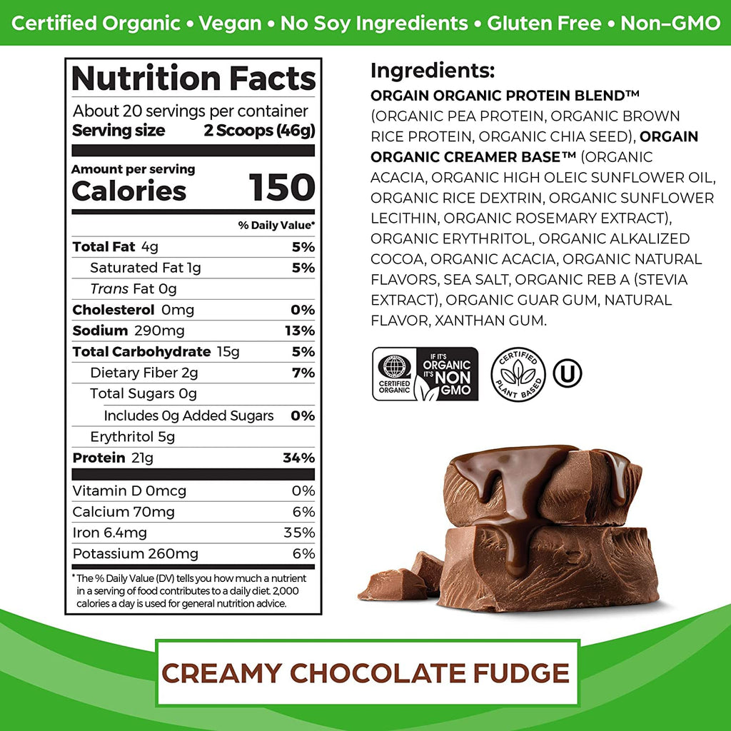 Organic Vegan Protein Powder and Protein Bars Bundle S734