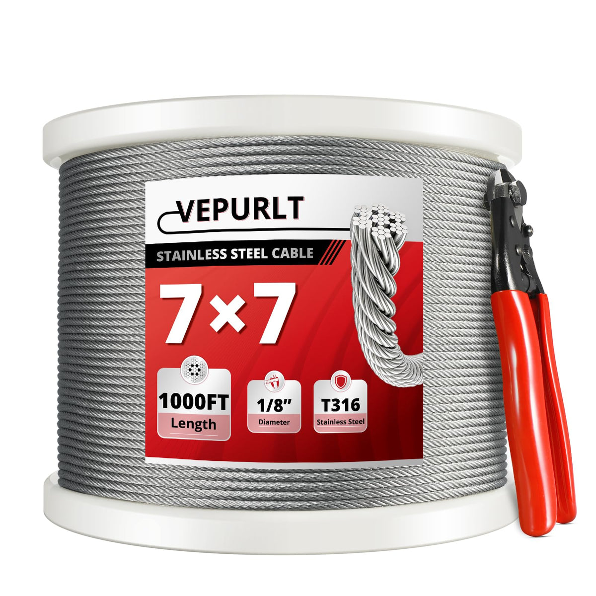 T316 Stainless Steel Cable N726639