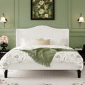 Queen Size Bed Frame with Wingback Headboard Y978160