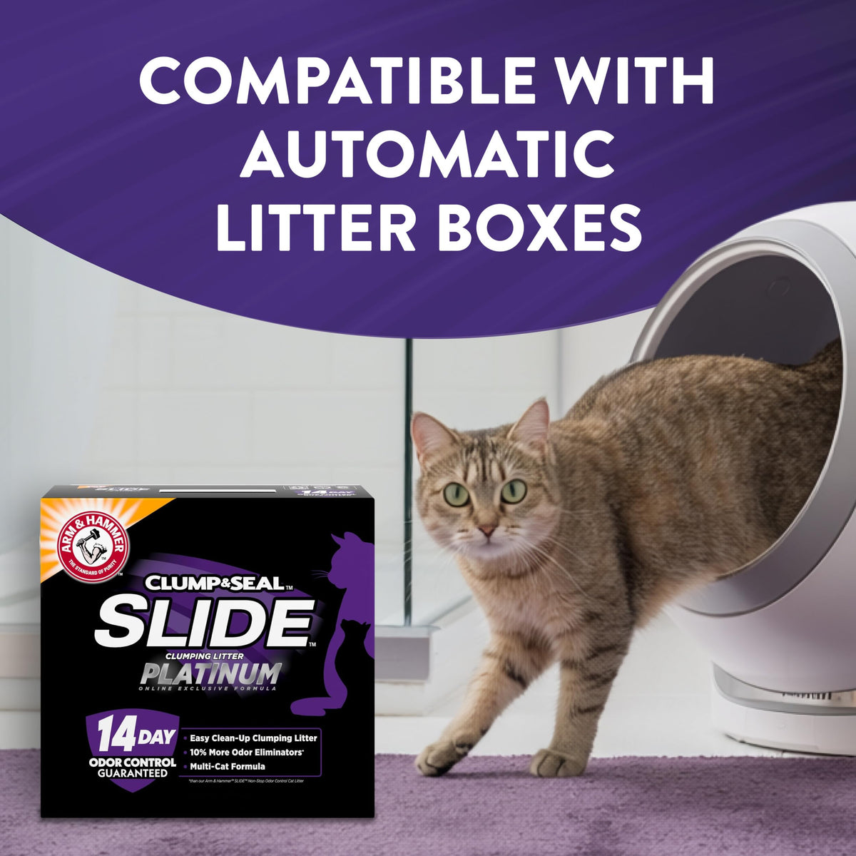 Clumping Cat Litter, 18 lbs Q528274