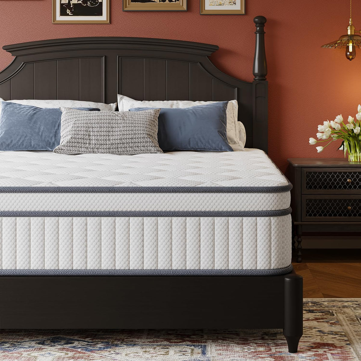 Full Size 14 Inch Innerspring Hybrid Mattress Z5164