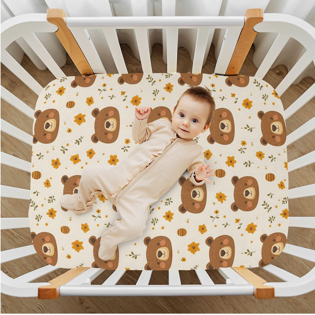 Soft Breathable Microfiber Crib Sheet I85733