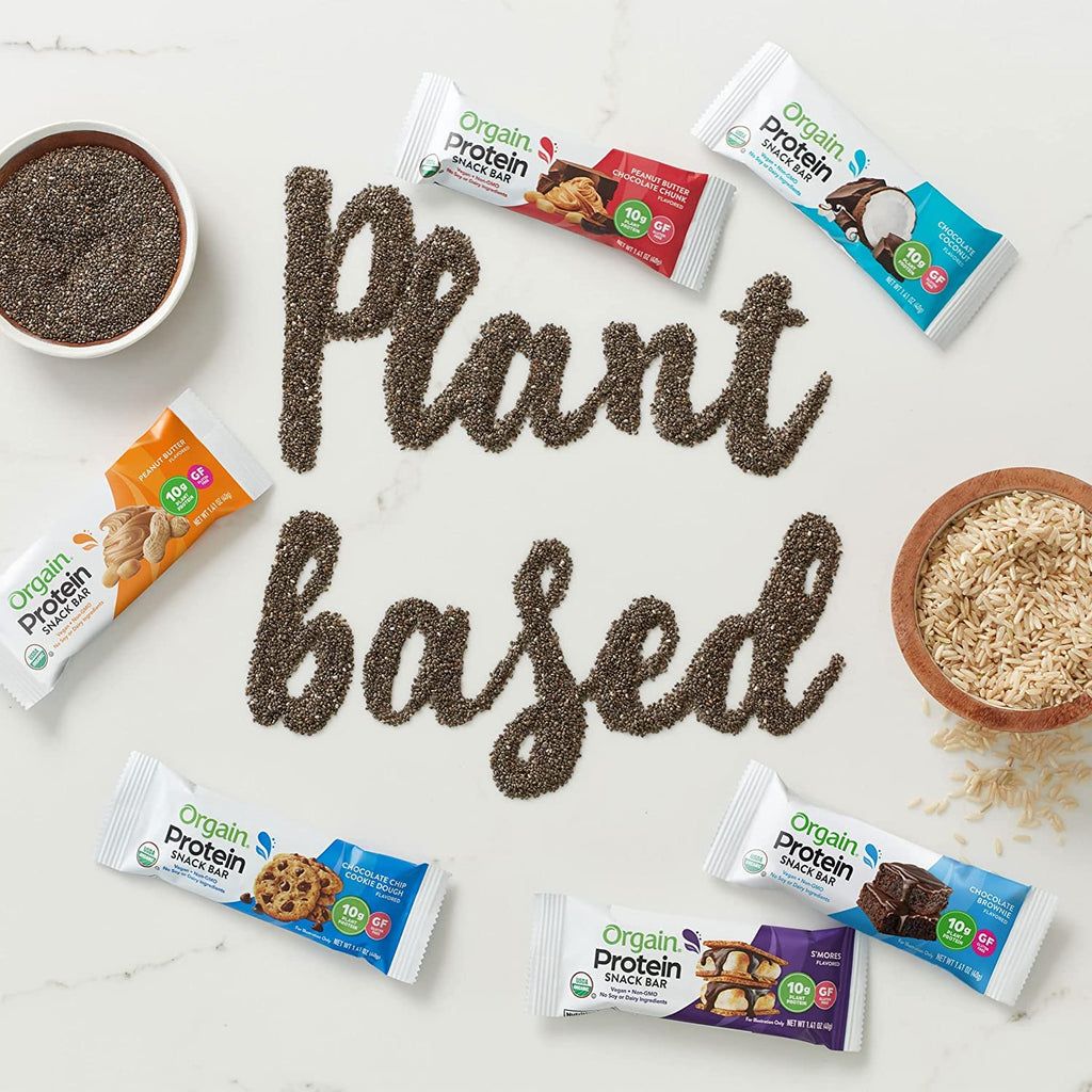 Organic Vegan Protein Powder and Protein Bars Bundle S734