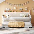 White Daybed with Trundle B6972