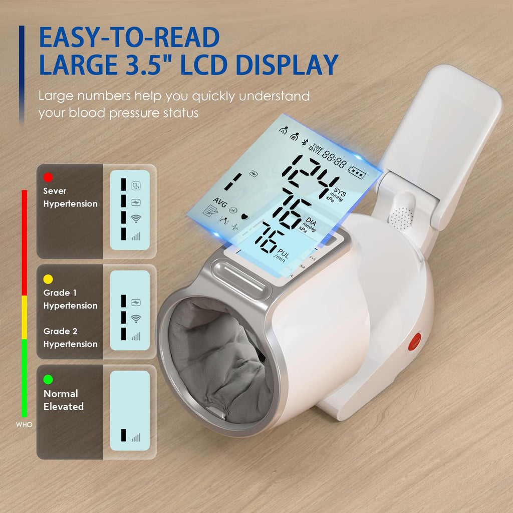 Upper Arm Blood Pressure Monitor with Barrel Cuff A695998