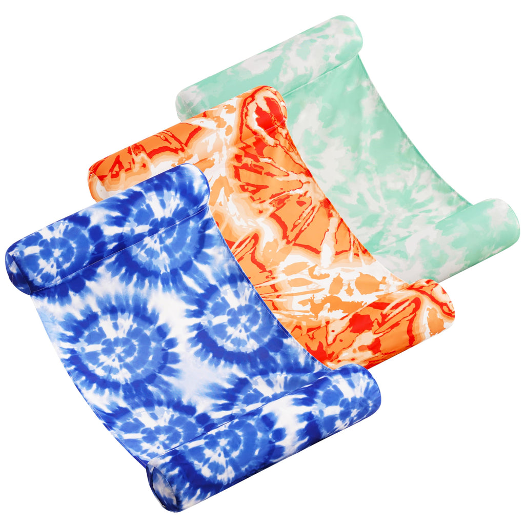3 Pack 4-in-1 Inflatable Pool Floats Water Hammock Lounges G848940