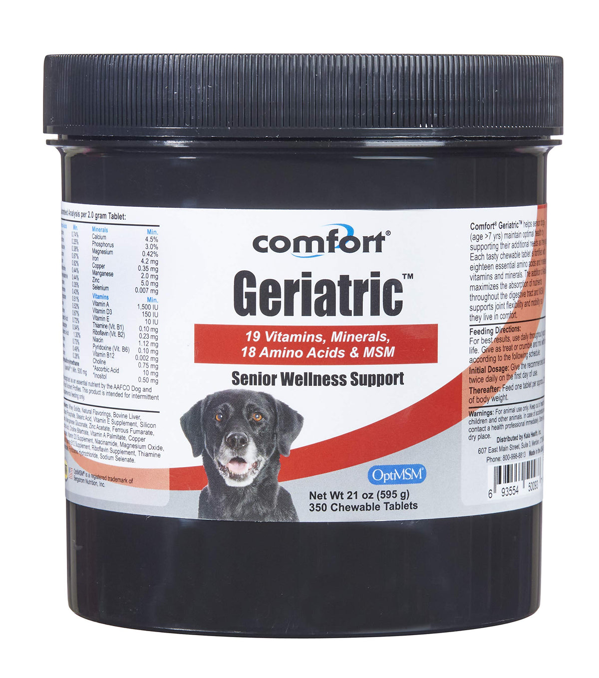 Geriatric Supplement for Dogs 350 Count L57551