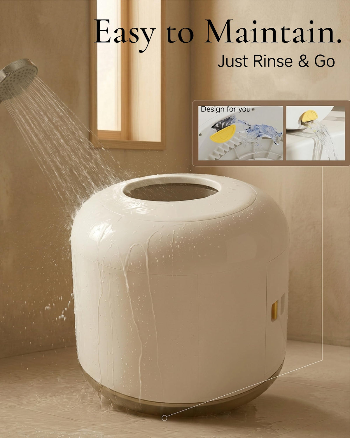 Automatic Self Cleaning Litter Box with Night Light Z808176