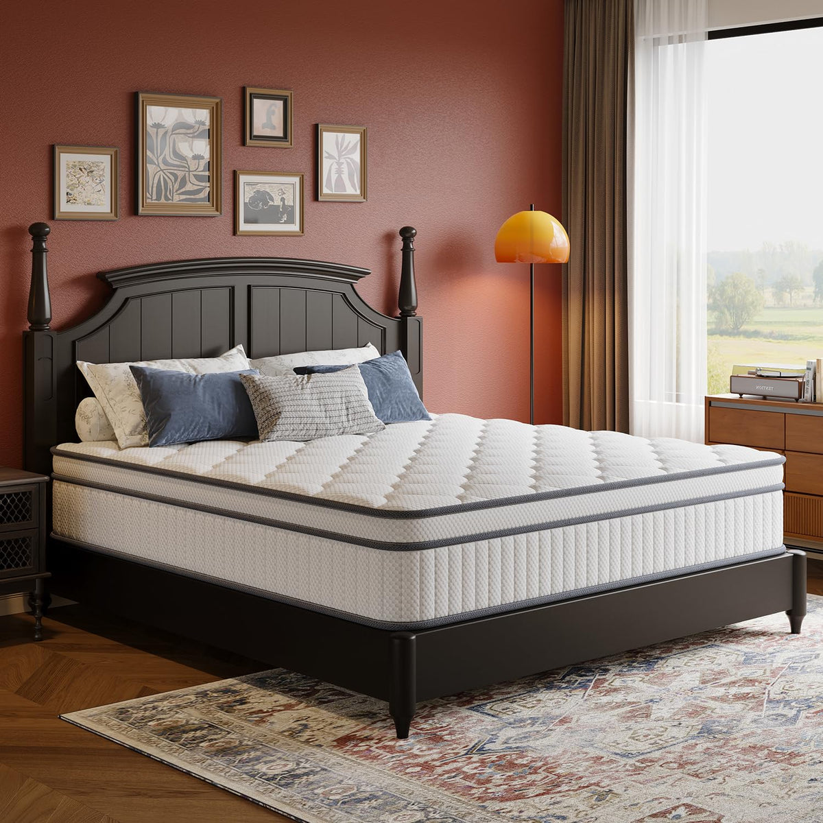 Full Size 14 Inch Innerspring Hybrid Mattress Z5164