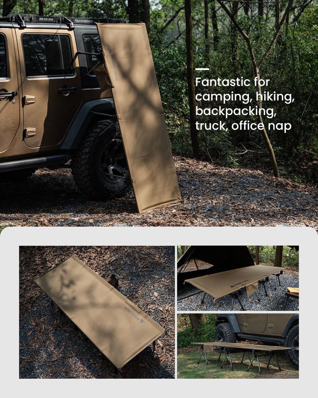 Height Adjustable Folding Camping Cot B4516