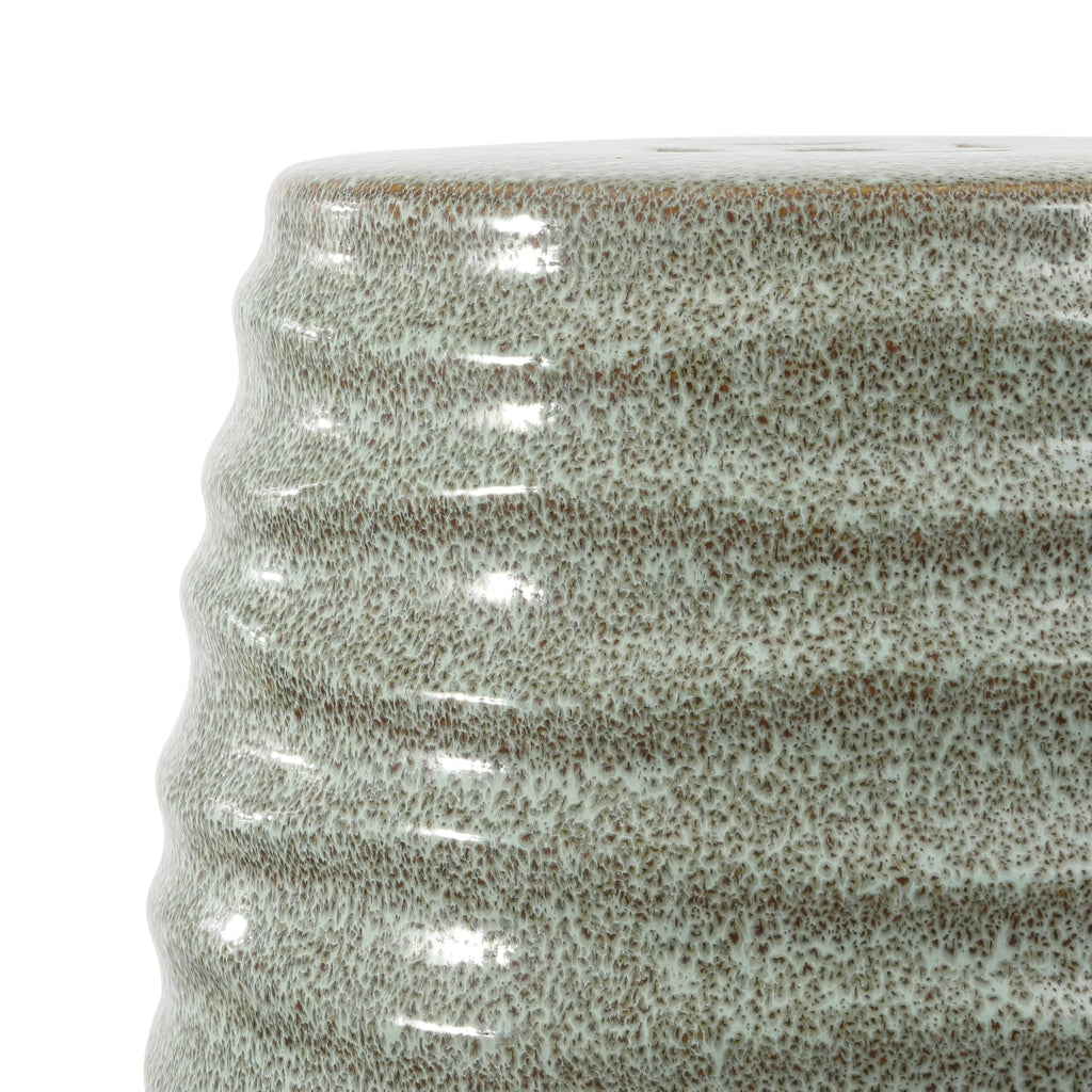 Blue Ceramic Garden Stool C795