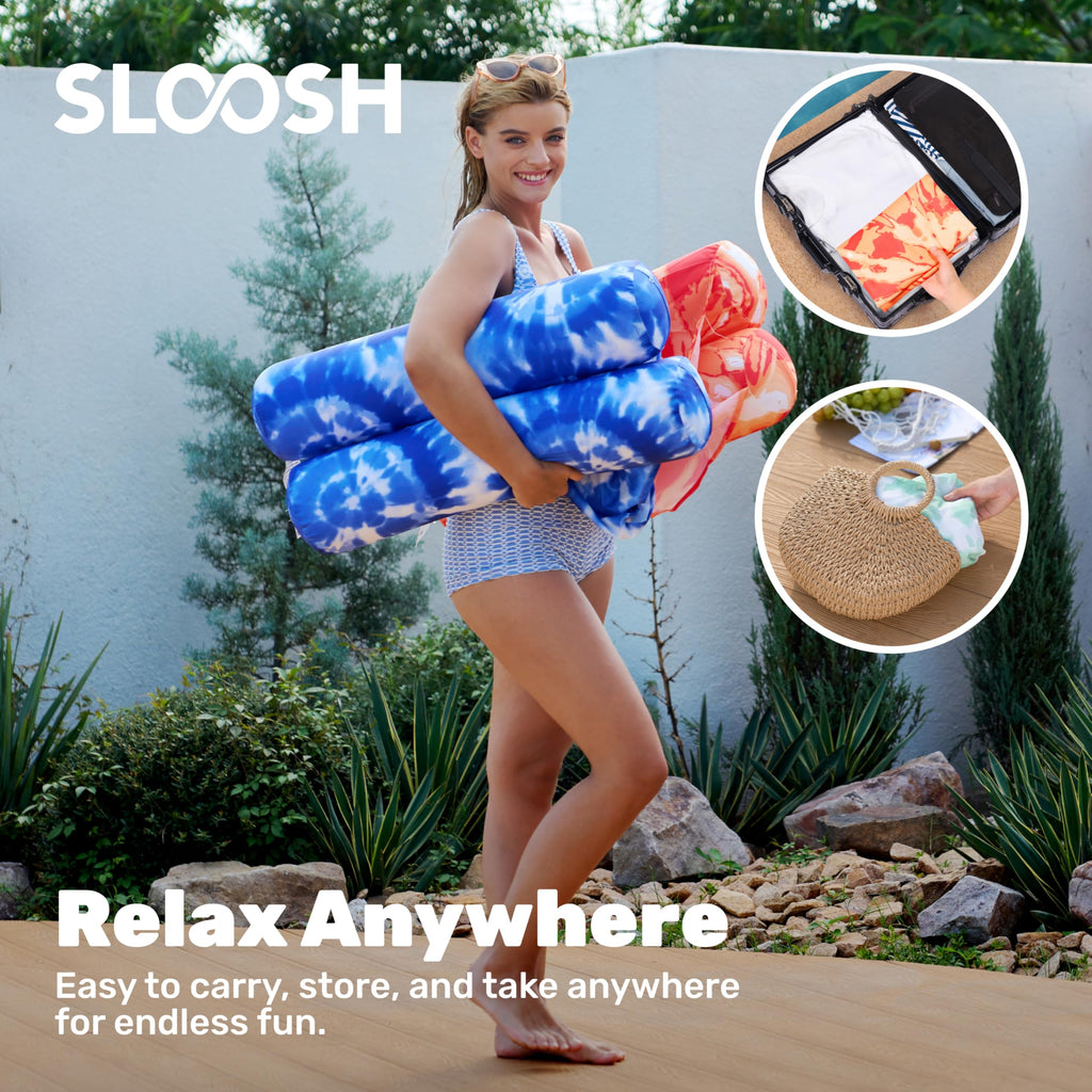 3 Pack 4-in-1 Inflatable Pool Floats Water Hammock Lounges G848940