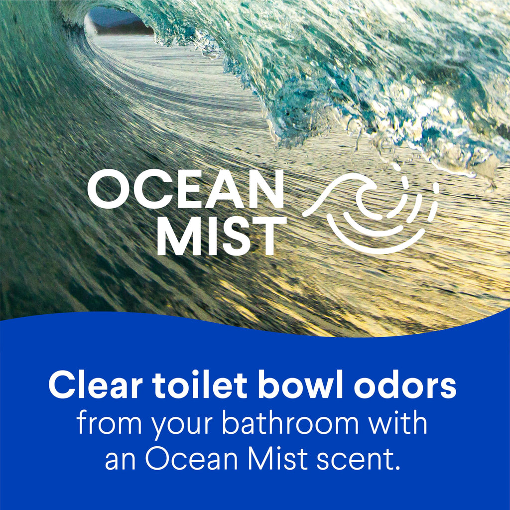 Toilet Bowl Cleaner Clinging Bleach Gel, Ocean Mist, 24 Fl Oz, Pack of 2 M88175